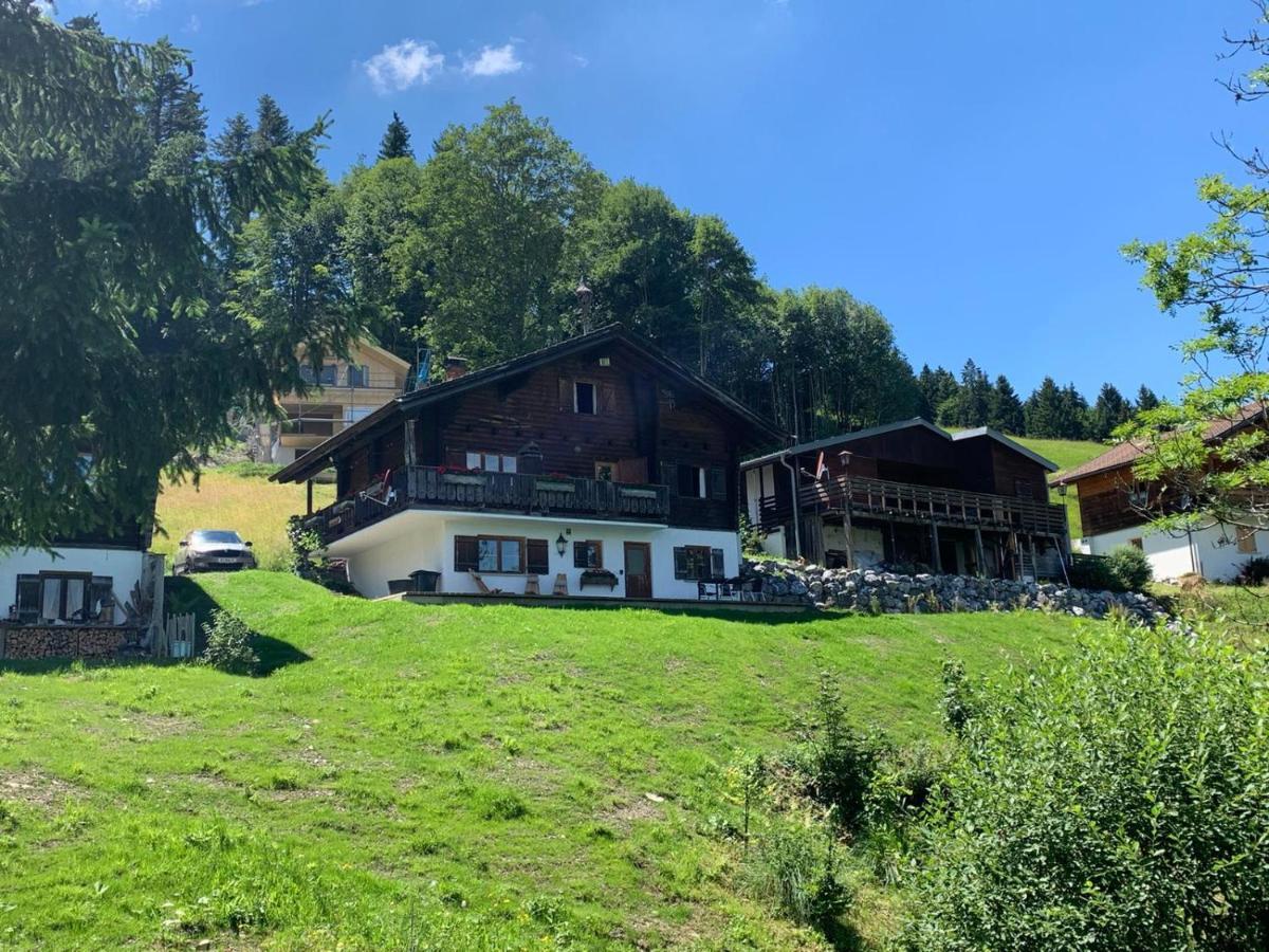 Ferienwohnungen Im Blockhaus Metzler Schwarzenberg im Bregenzerwald Extérieur photo