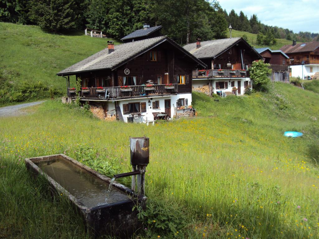 Ferienwohnungen Im Blockhaus Metzler Schwarzenberg im Bregenzerwald Extérieur photo