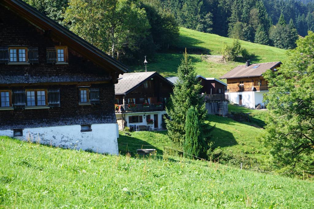 Ferienwohnungen Im Blockhaus Metzler Schwarzenberg im Bregenzerwald Extérieur photo
